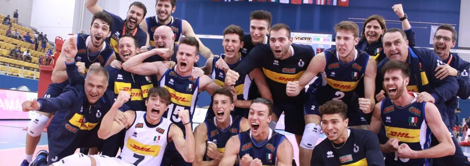 FIVB  MEN'S U21 WORLD CHAMPIONSHIP:  SILVER MEDAL FOR ITALY.