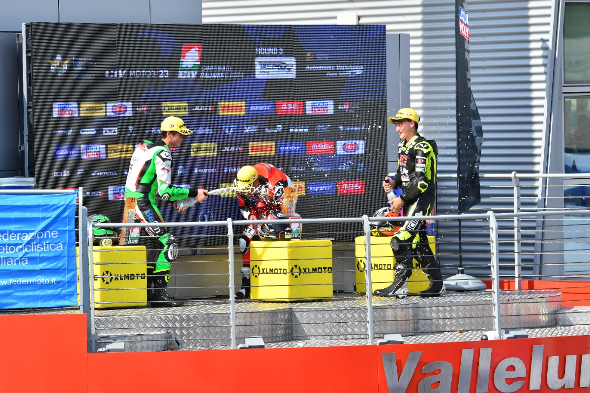 An amazing Erik Michielon conquers his first podium in Vallelunga